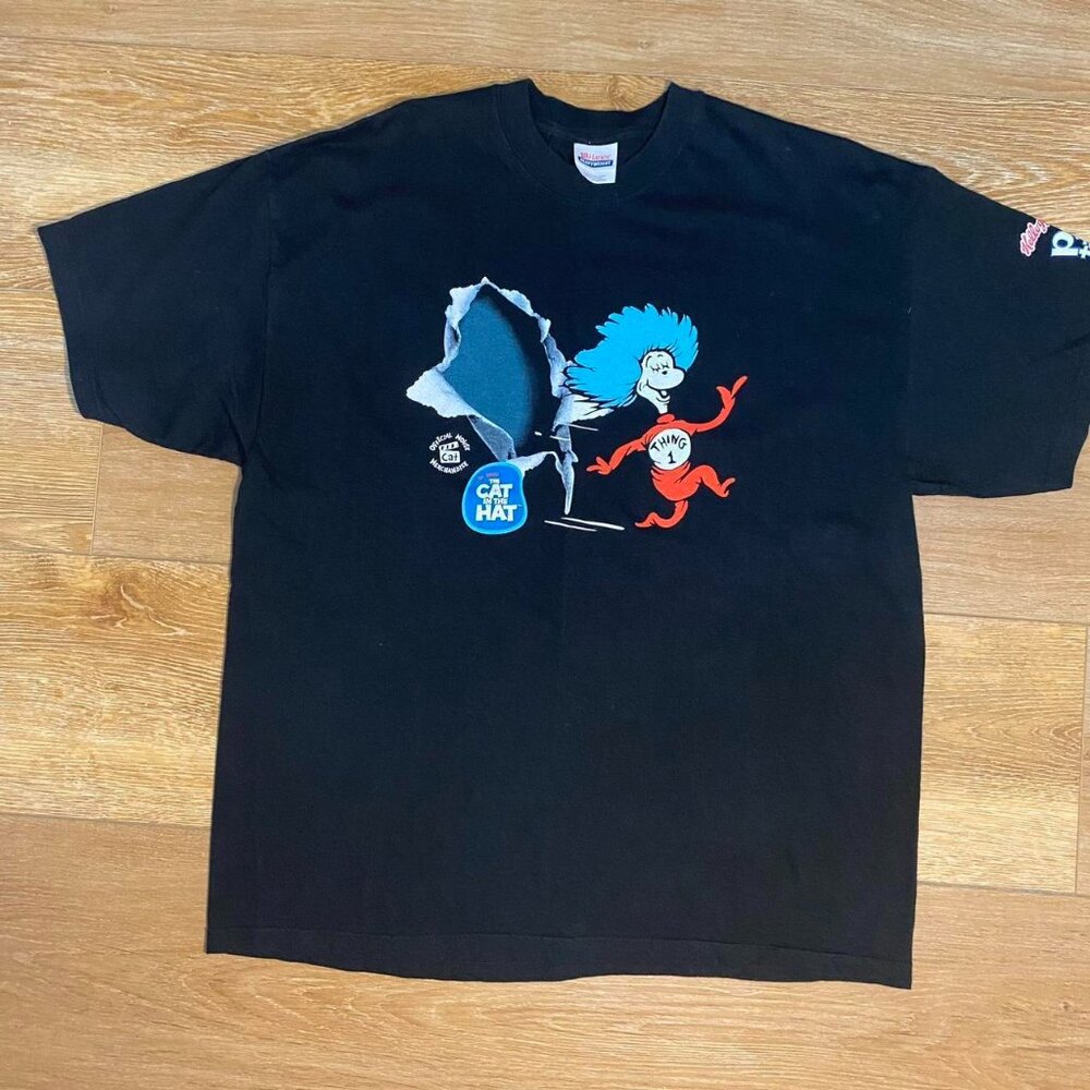 Y2K 2003 Dr. Seuss’ The Cat in the Hat Pop Tarts Movie Promo T-Shirt - Size XL